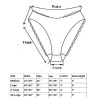 PVC kalhotky, bikini - XXL, bílé
