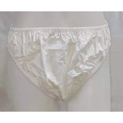 PVC kalhotky, bikini - XXL, bílé