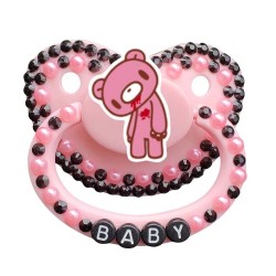 ADULT dudlík - růžový, zdobený