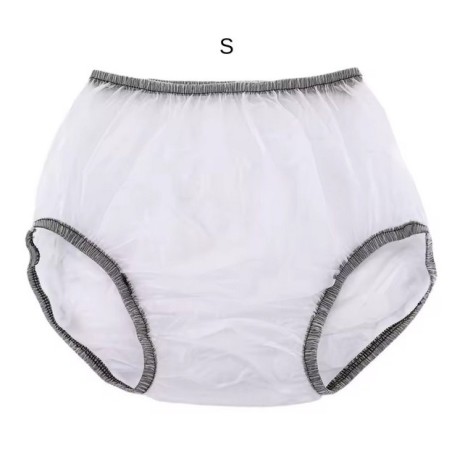 PVC kalhotky - M, transparentní