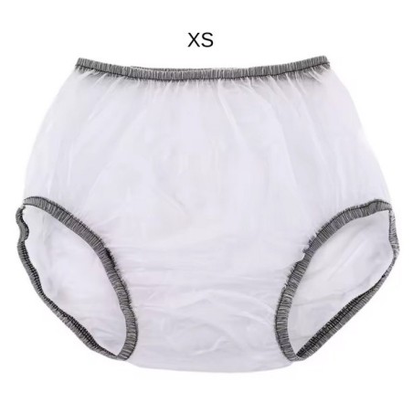PVC kalhotky - XS, transparentní