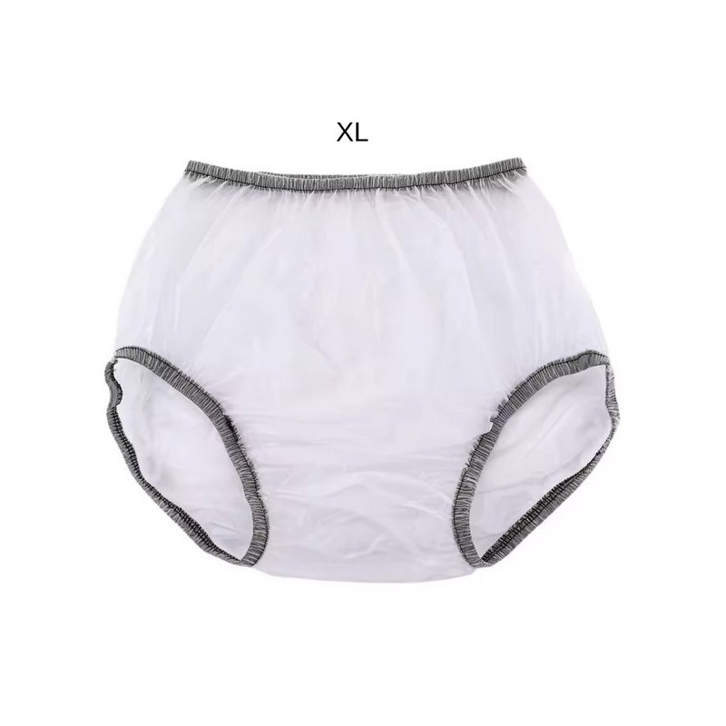 PVC kalhotky - XL, transparentní