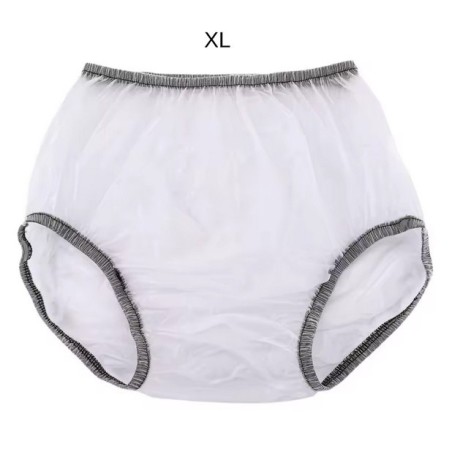 PVC kalhotky - XL, transparentní