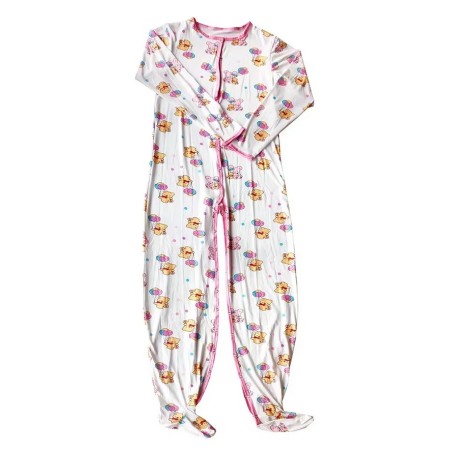 Dupačky - bílé s medvídky, 4XL
