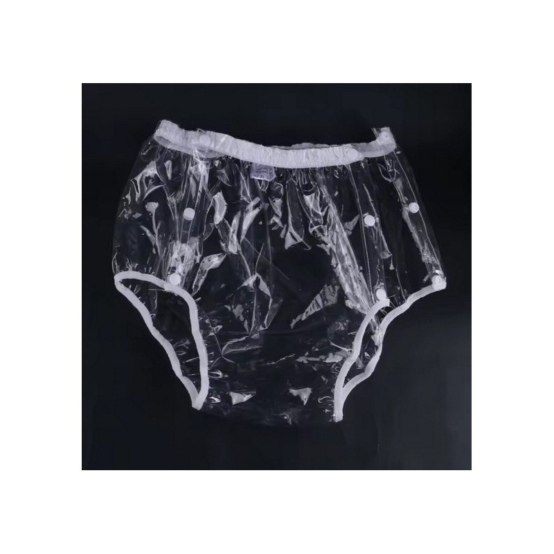 PVC kalhotky - XL, transparentní