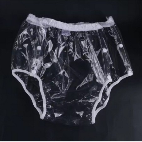 PVC kalhotky - XL, transparentní