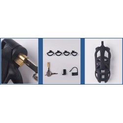 Cock cage - černý, XS