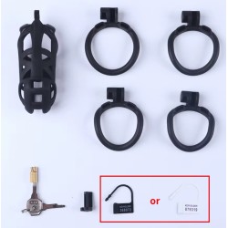 Cock cage - černý, XS