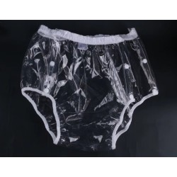 PVC kalhotky - L, transparentní