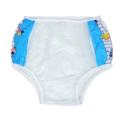 PVC kalhotky - XL, modré boky