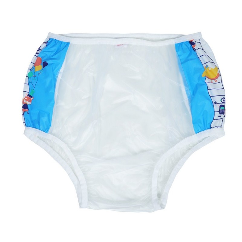 PVC kalhotky - XL, modré boky