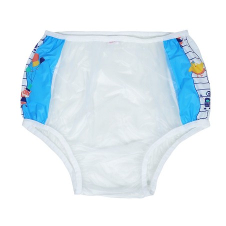 PVC kalhotky - XL, modré boky