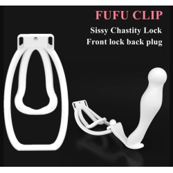 FuFu clip - bílý + kolík