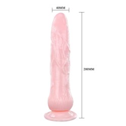 vibrátor s ejakulací - béžový