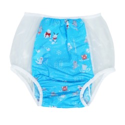 PVC kalhotky - XL, modrý střed