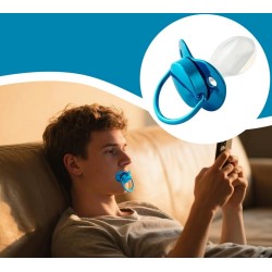 ADULT dudlík - modrý