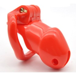 Cock cage - červený, 60 mm