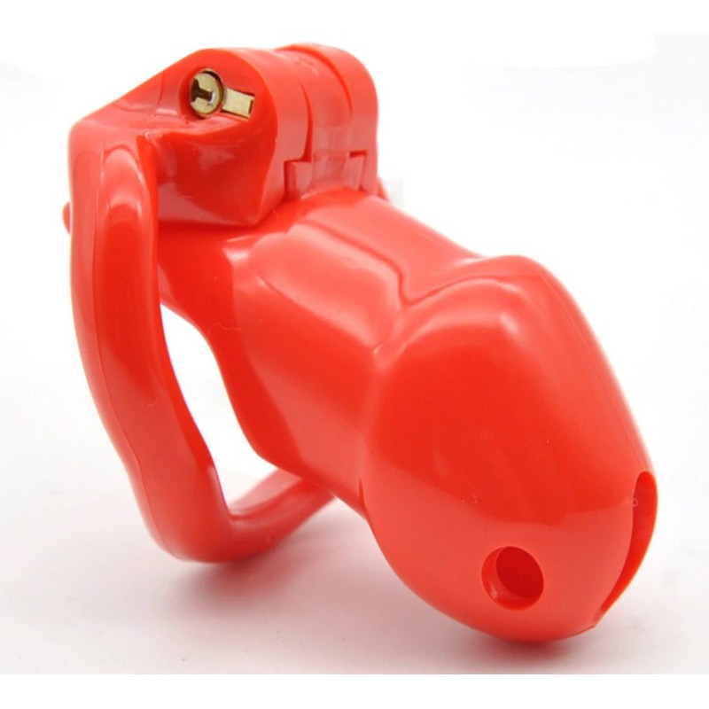 Cock cage - červený, 60 mm