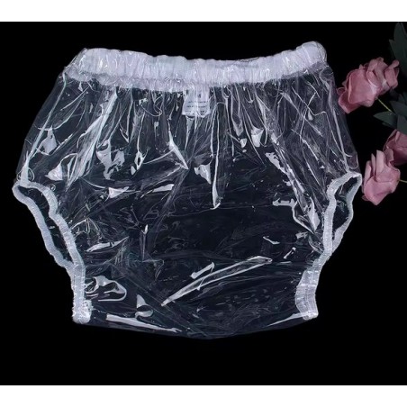 PVC kalhotky - XXL, transparentní
