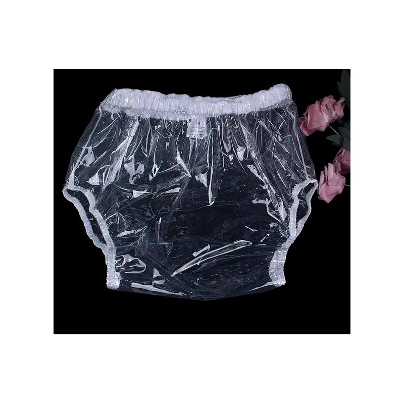PVC kalhotky - XL, transparentní