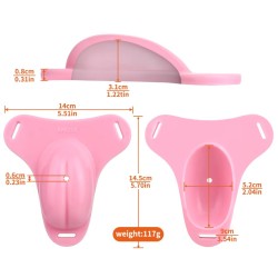 Cock cage - vagina, s pásem, C