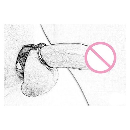 Postroj na penis - silikonový