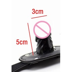 Roubík "penis" - černý, 5 cm