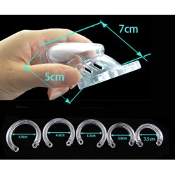 Cock cage - růžový, 5 cm