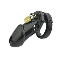 Cock cage - černý, 6.5 cm