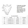 PVC kalhotky, bikini - XXL, červené průhledné